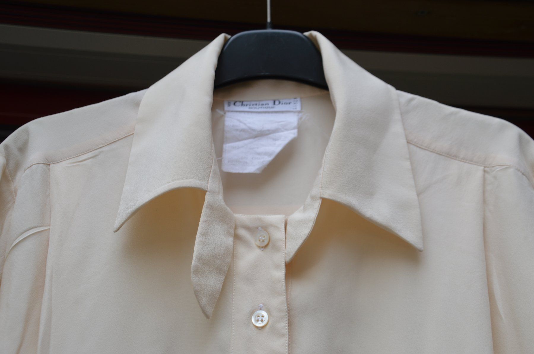 Dior Camicette: Christian Dior Hemdbluse / chemisier .42/44 – Usato da Collonges venduto da arashee 2