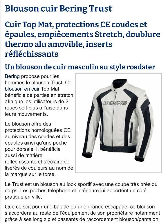 Jacken: Moto Veste unisexe Beiring – Gebraucht aus Genève von mapayo 3