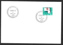 Sonderbrief S. 561 100 Jahre Rotes Kreuz Genève 15.8.1963