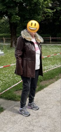 Neue Lederjacke