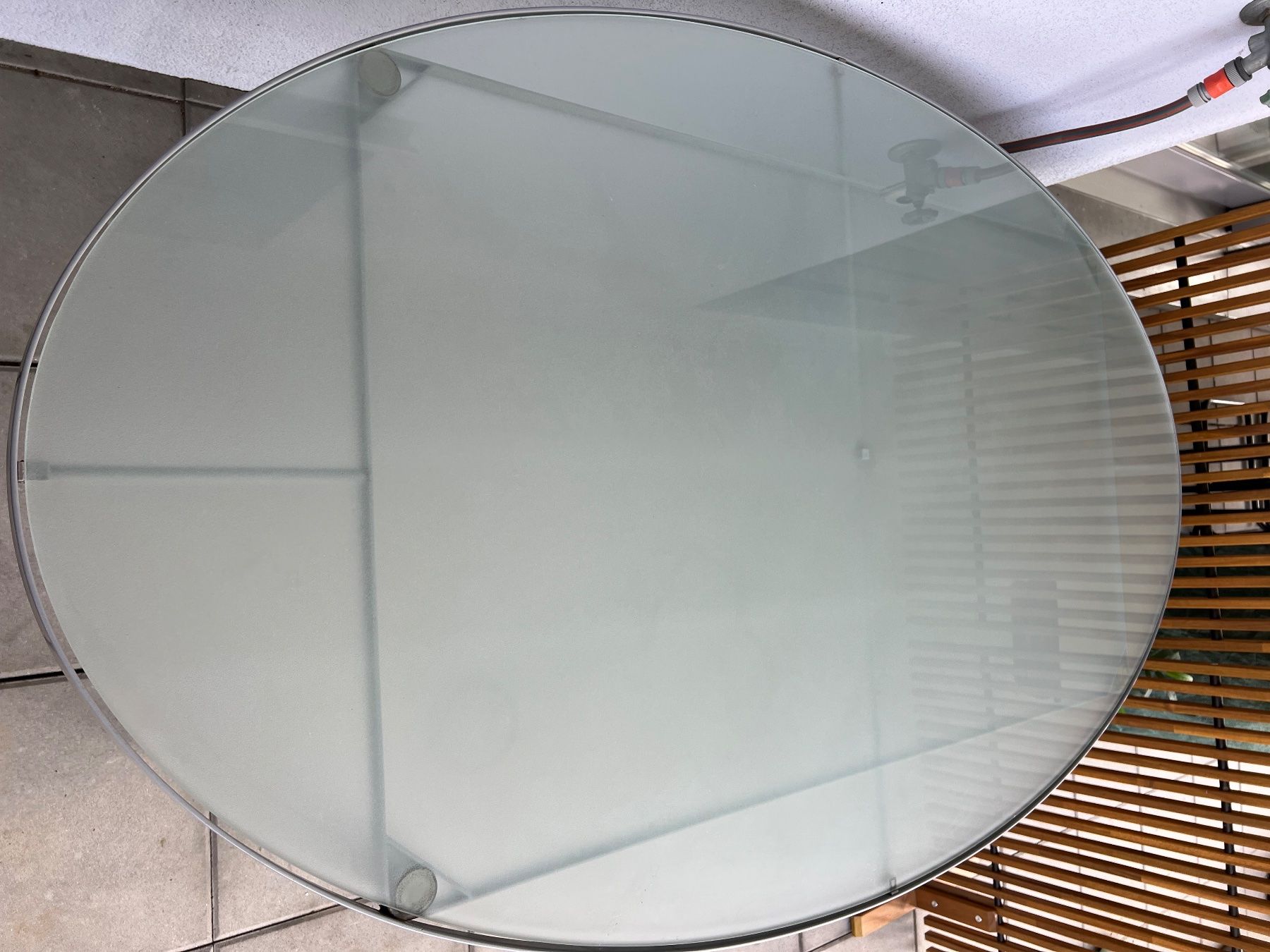 Tavoli: Gartentisch oval, Glas, Metall – Usato da Wettingen venduto da Bojanic8 1