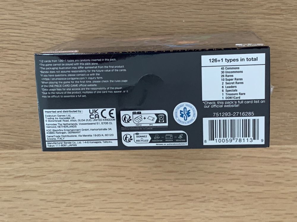 One Piece OP 06 Wings of the Captain Display Box Sealed Kaufen auf Ricardo