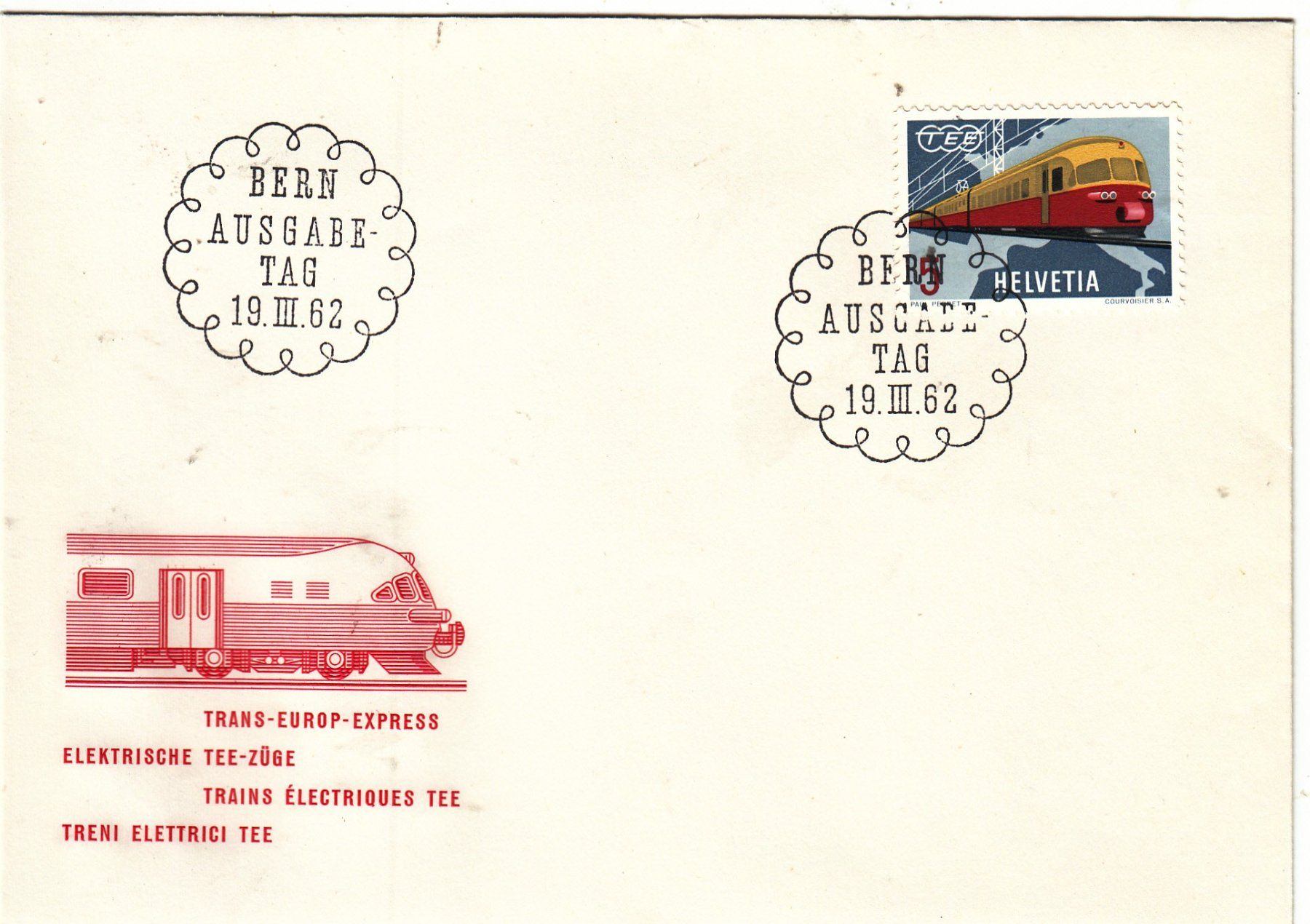 Tutti i francobolli: Fdc Schweiz Serie +Einzeln 1962 5 Stk. – Usato da Herrliberg venduto da Lfrifda 2