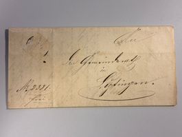 1872 Antiker Brief - Stockach