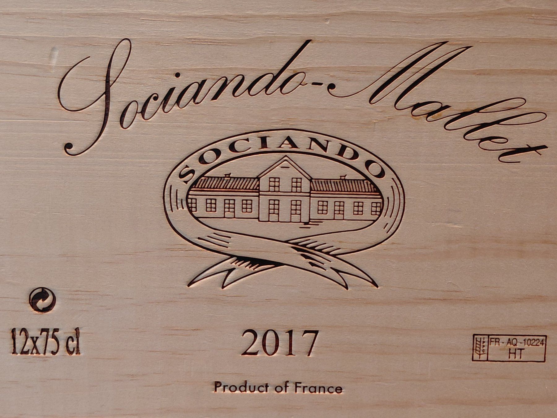 Vino: Sociando-Mallet 2017 – Nuovo e nell'imballaggio originale da Renan BE venduto da Epicurien0017