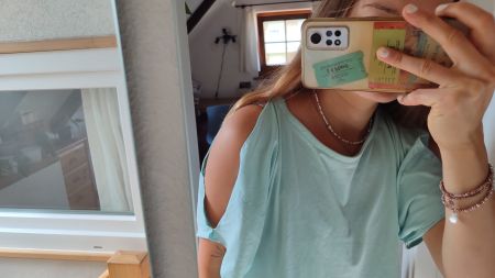 Trendige Fizzen CropTops, Handmade Gr.S-M NEU Set: 5 Stk.
