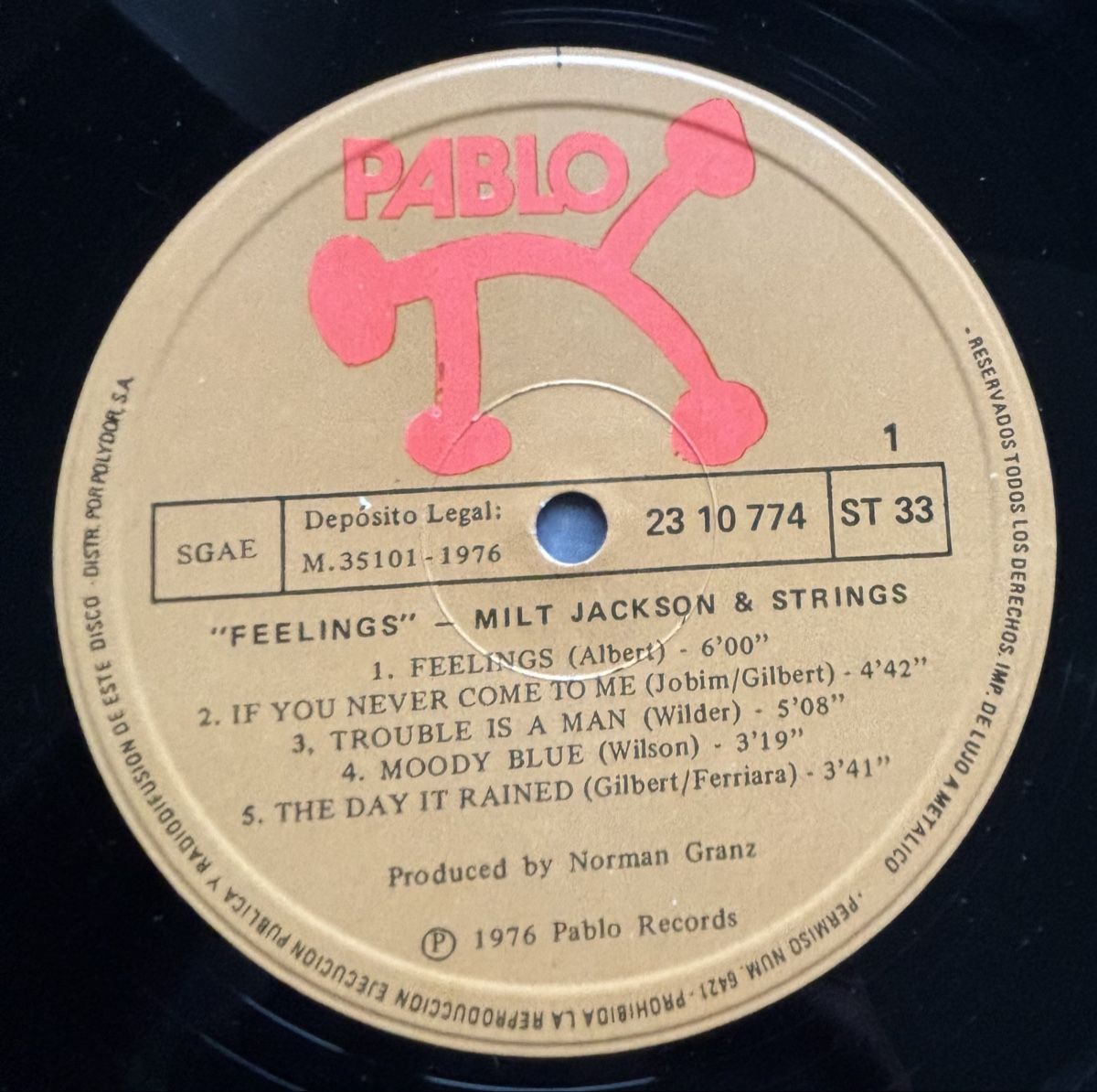 Dischi in vinile: Milt Jackson And Strings - Feelings LP VG+/VG+ – Usato da Neuchâtel venduto da Deivid2 1