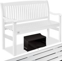 Gartenbank Holz wetterfest 125cm weiss