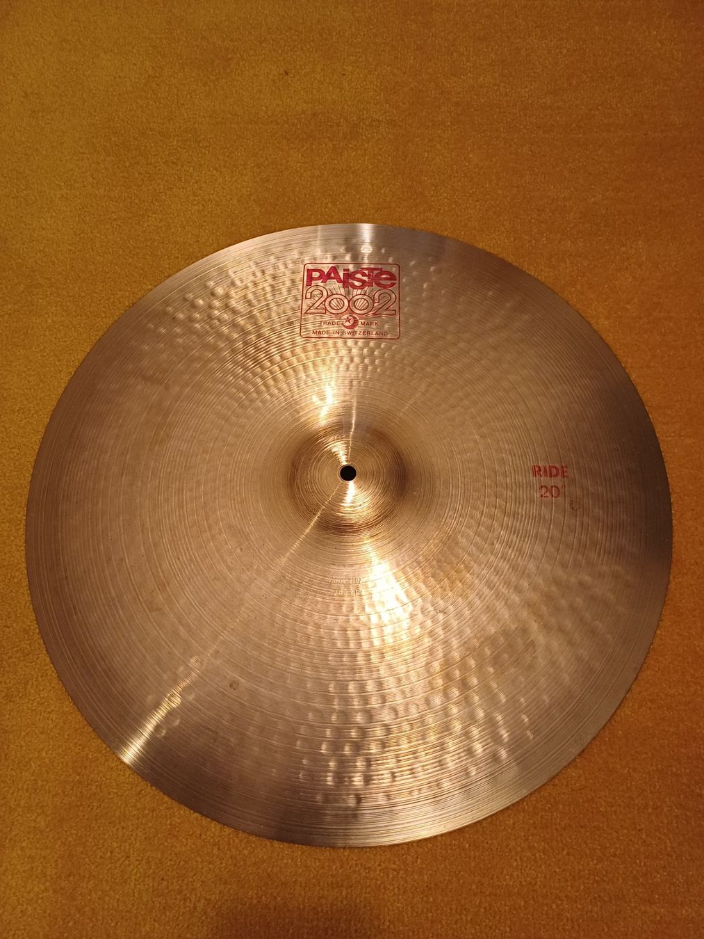 Paiste Strumenti musicali: Paiste 2002 ride 20" – Usato da Niederönz venduto da pho_xy6y 2