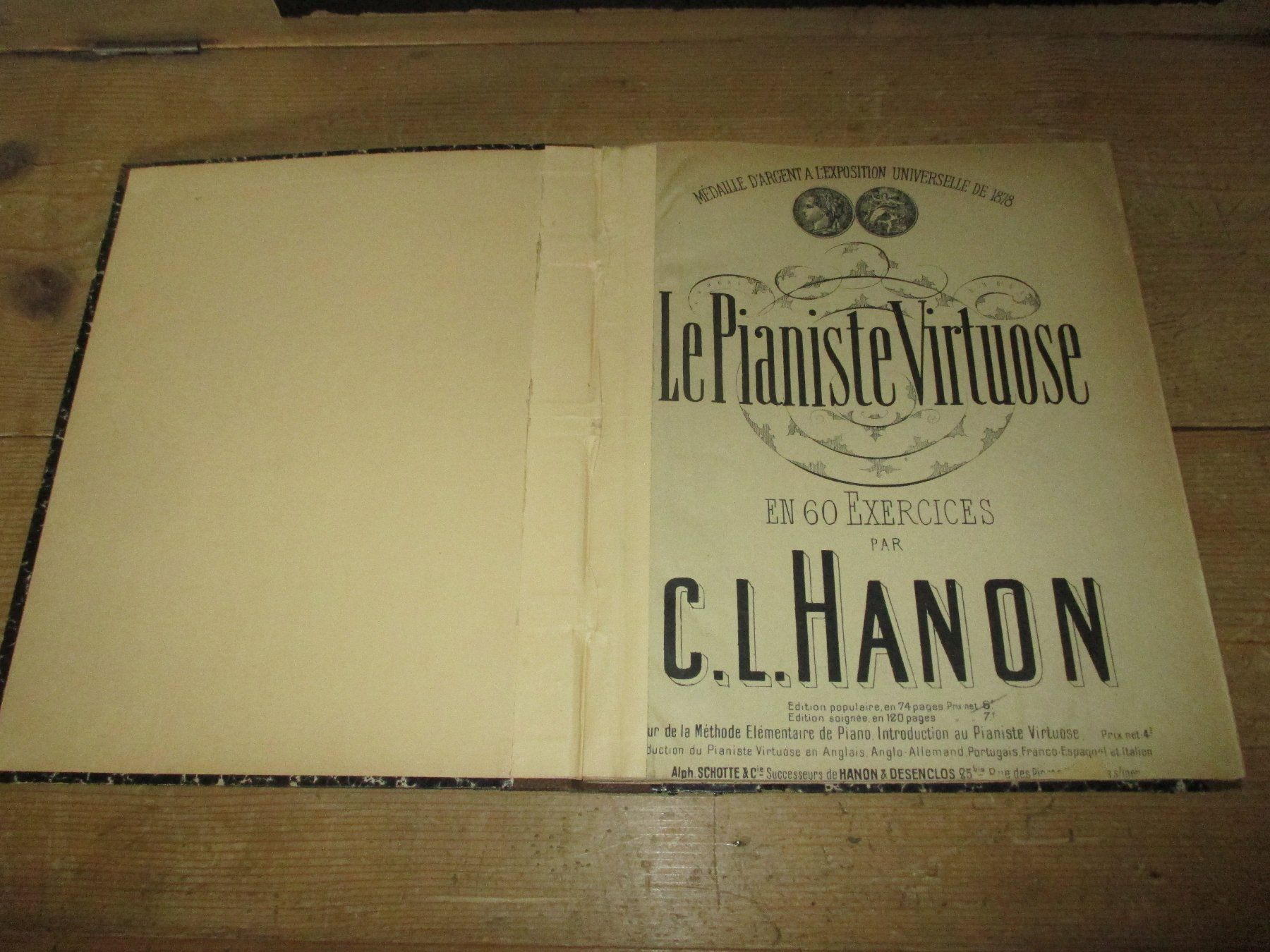 Bücher: Le Pianiste Virtuose, 1878 – Gebraucht aus Flims - Dorf von Stagediver 1