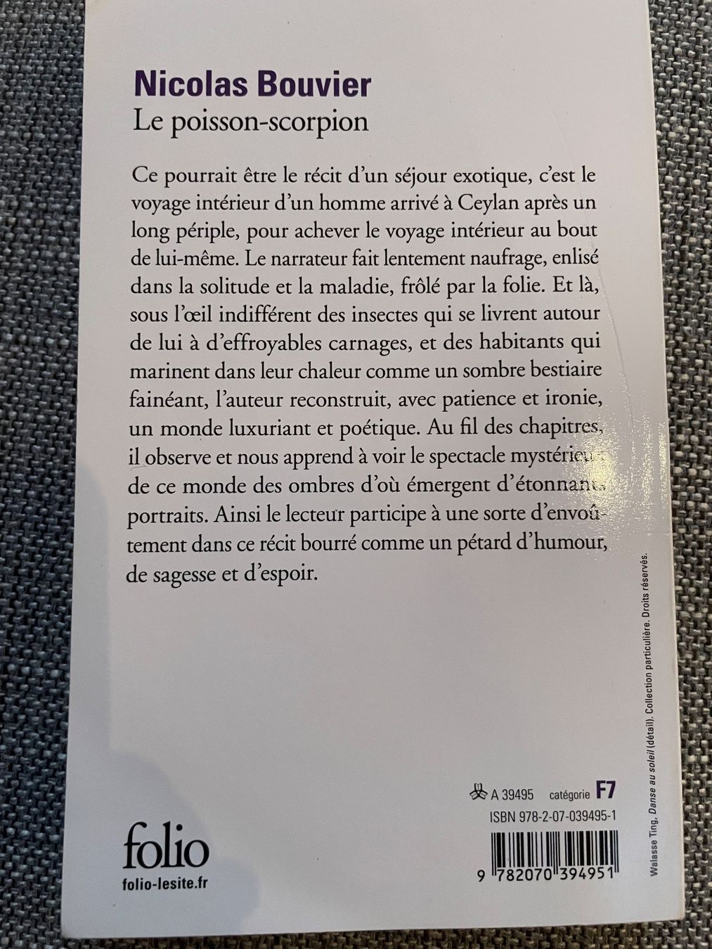 Libri: Libro “Le poisson scorpion” – Nuovo (secondo la descrizione) da Minusio venduto da jas_ry5h 1
