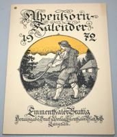 Bernisches Jahrbuch, Alpenhorn Kalender 1972, 47. Jhg.