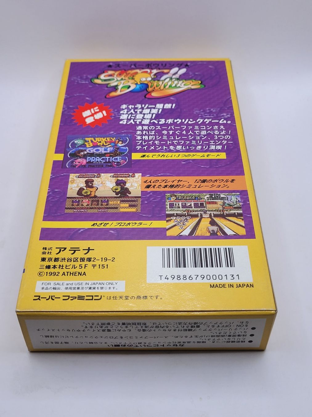 Nintendo Giochi: Super Bowling SNES Super Famicom Japan – Usato da Münchenstein venduto da danytlaw 1