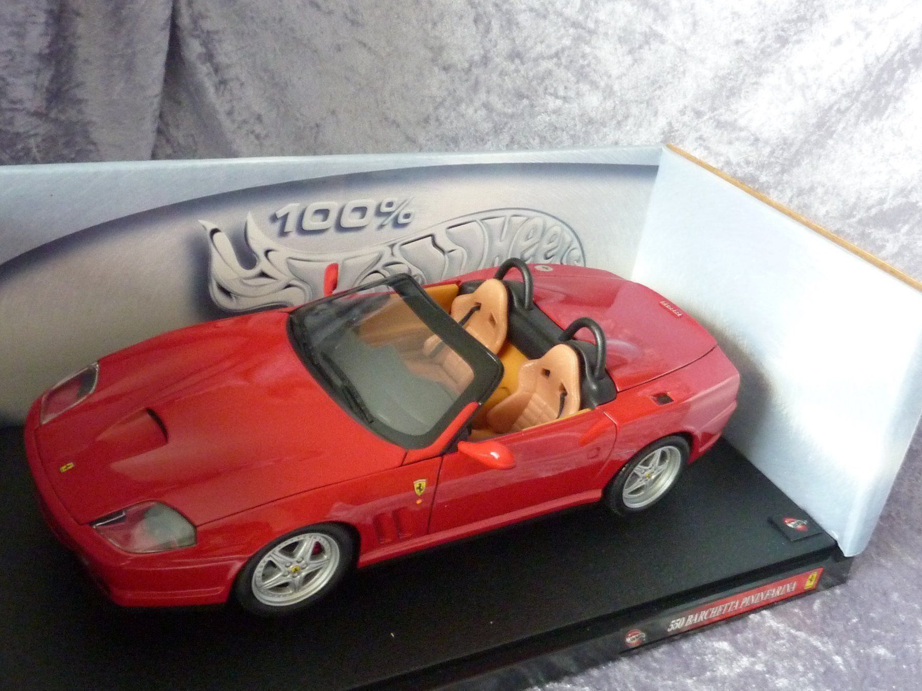 Hot Wheels Modellini d'auto: Ferrari 550 Barchetta 1:18 – Nuovo e nell'imballaggio originale da Dürrenäsch venduto da modellautos4you 1