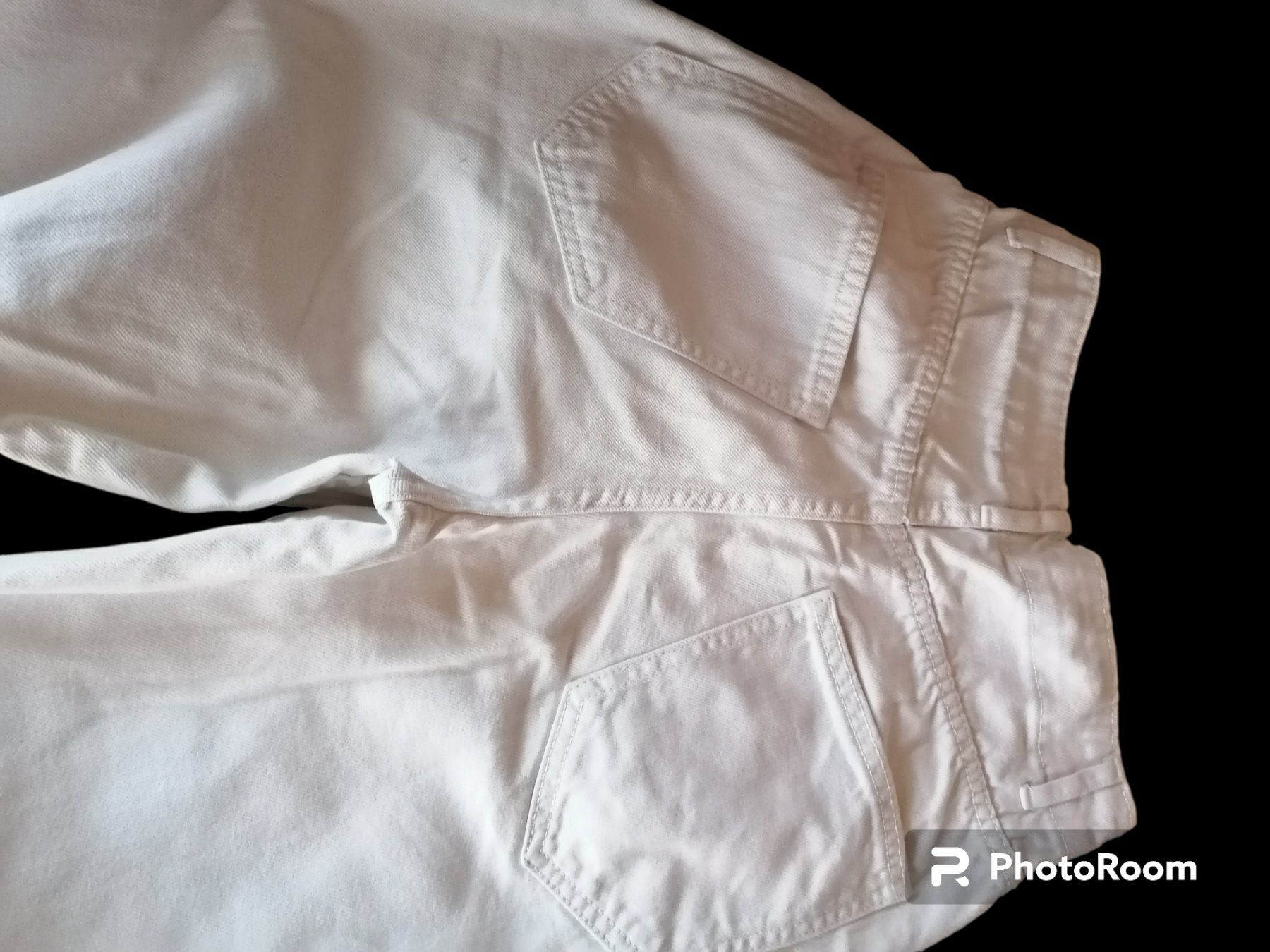 Jeans: Pantalon, jean,bas, pantalon blanc – Usato da Montcherand venduto da petiteoune75 3