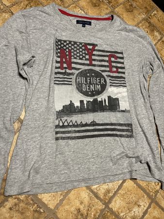 Chic Maglione Tommy Hilfiger grigia -cotone-M