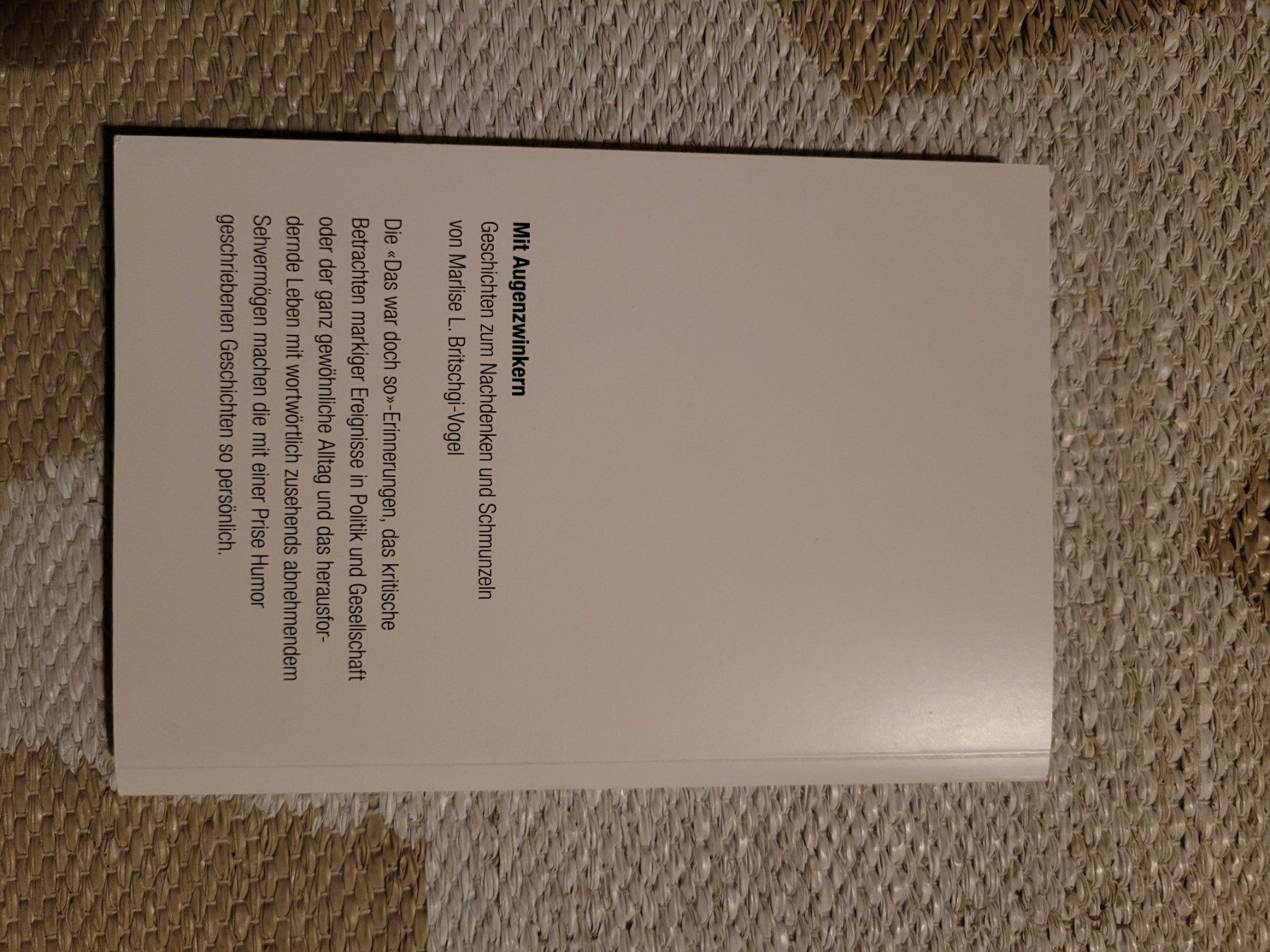 Libri: Mit Augenzwinkern – Usato da Perlen venduto da Safari_23 1