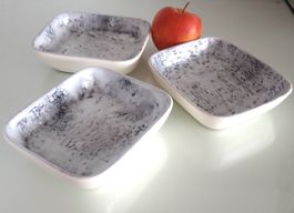 3 Ziegler Tweed Bowl Keramik Mid Century Spörry Vintage