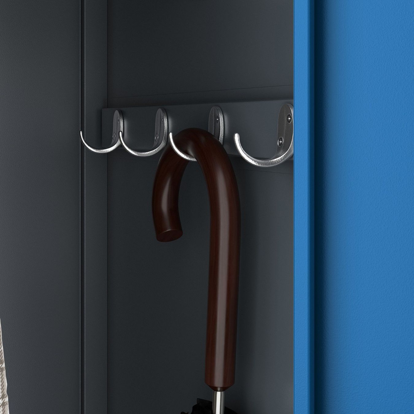Schränke: Schliessfachschrank 2 Fächer - Anthrazit/Blau – Neu und originalverpackt aus Wallenwil von toesstal-vertrieb 8