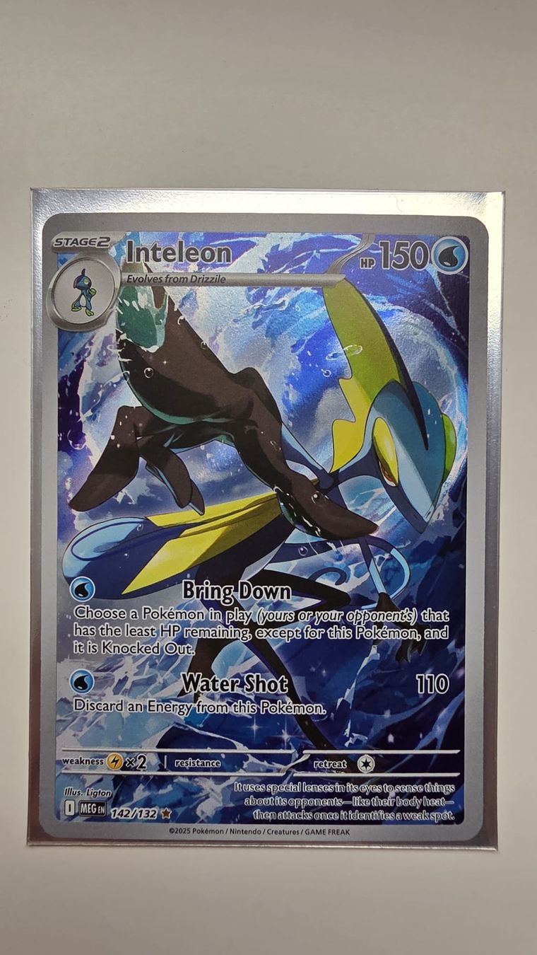 Pokémon Carte collezionabili: Inteleon Intelleon EN Pokémon IR 142/132 Mega Evolution – Nuovo (secondo la descrizione) da Wettswil venduto da PrantasQQ