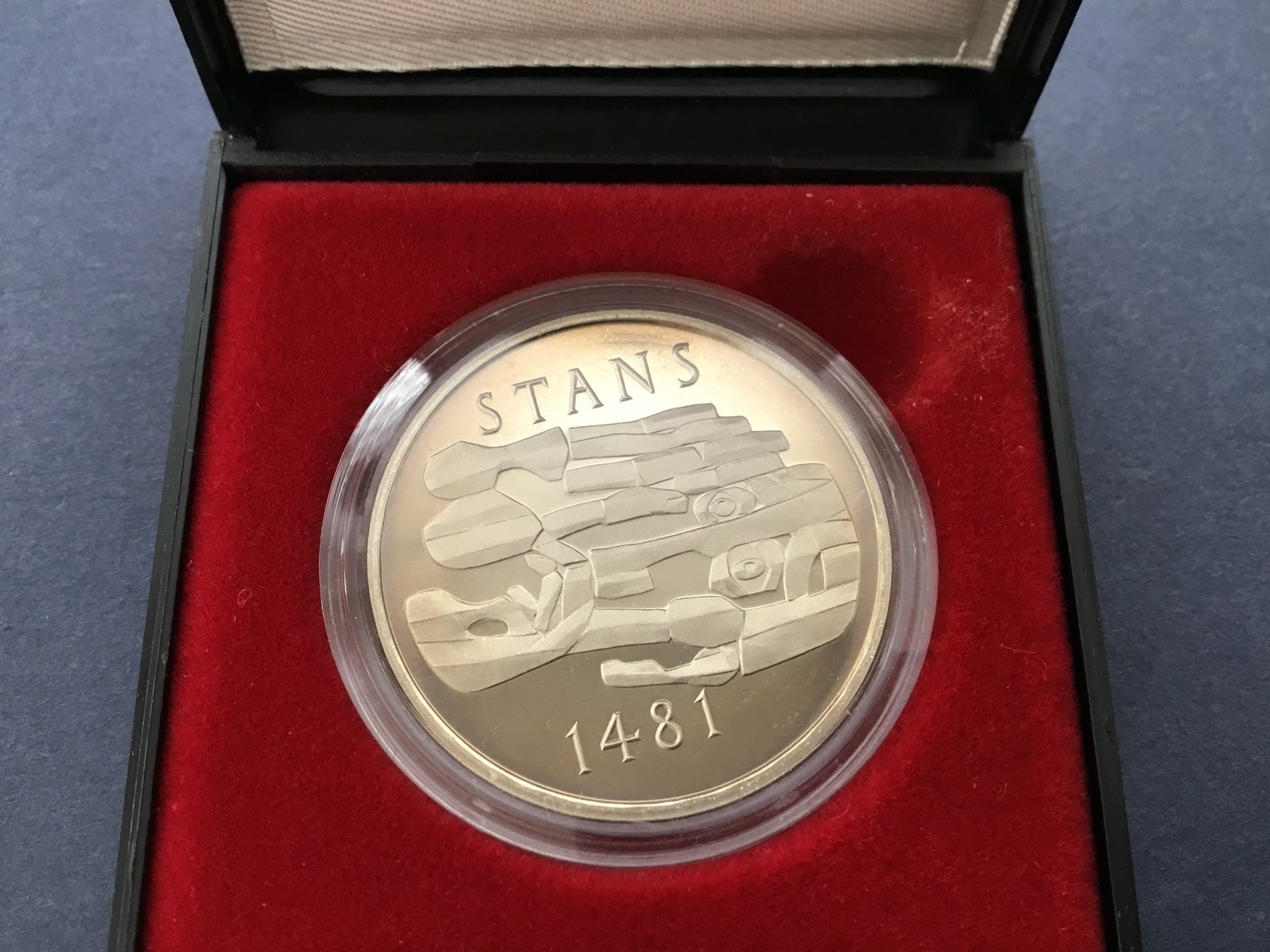 Tutti le monete: 5 Franken Stanser Verkommnis 1981 PP – Nuovo e nell'imballaggio originale da St. Margrethen SG venduto da alfapeugeot10 1