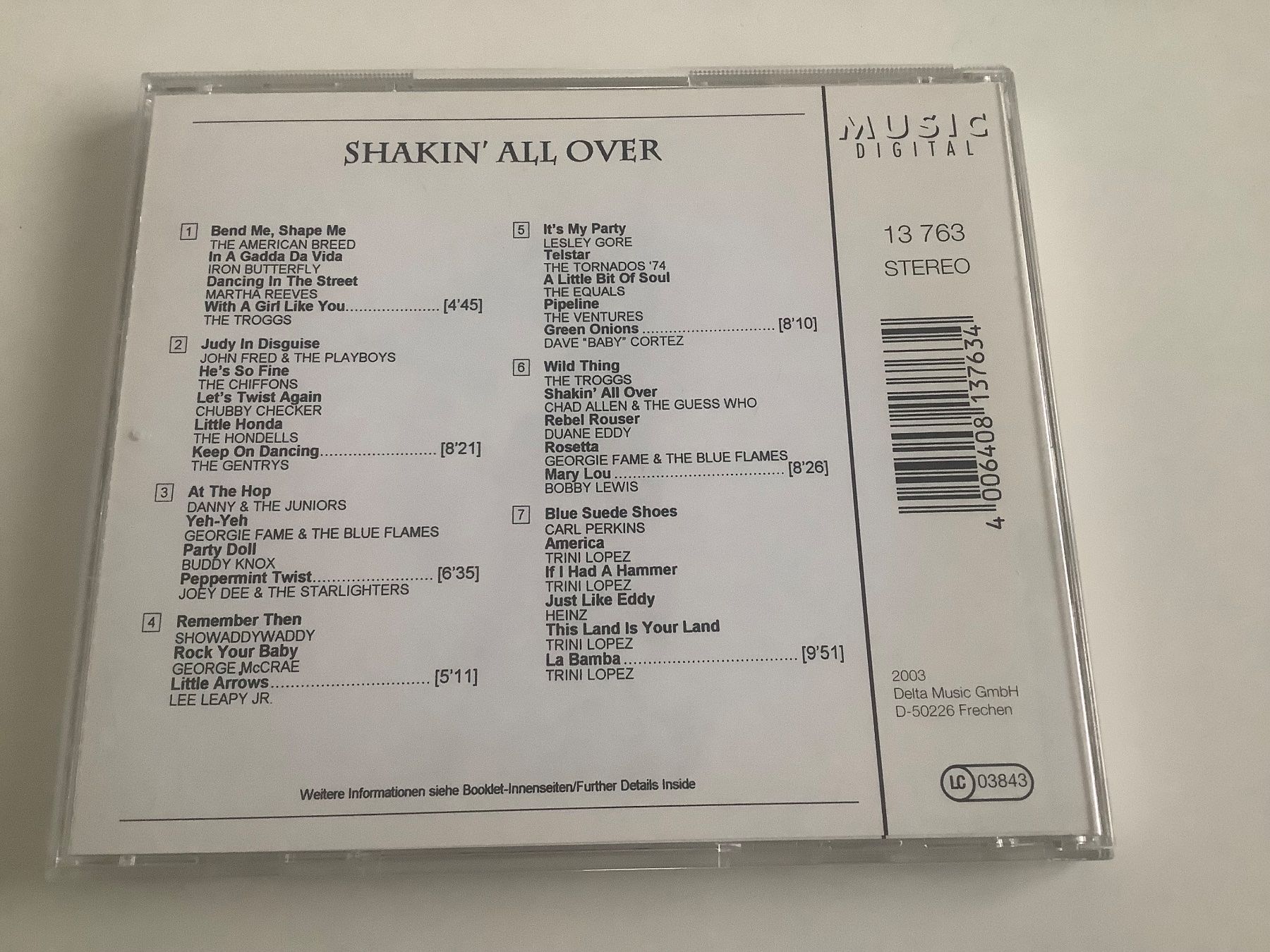 CD: Shakin‘ all over / Twist / 2003 – Usato da Dübendorf venduto da Shreck 1