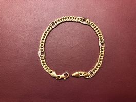 Edles unisex Armband aus 18 Karat Gelbgold Au 750