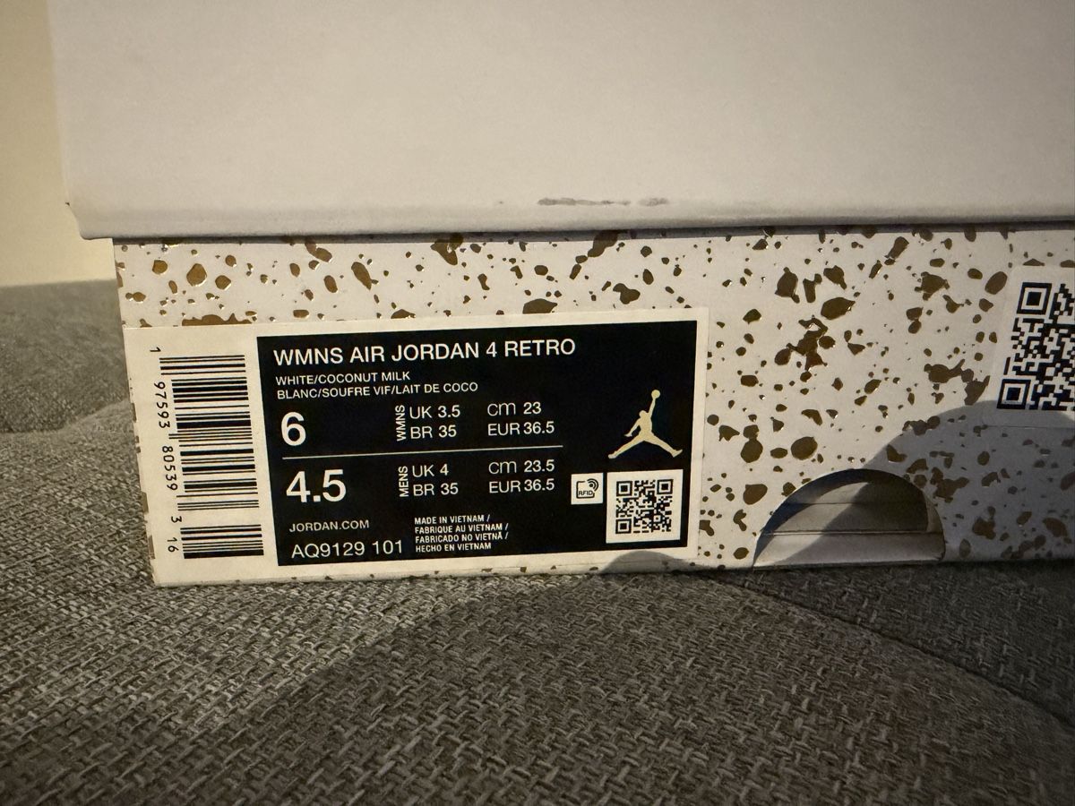 Jordan Scarpe da donna: Air Jordan 4 rétro SULFUR taille 36.5 – Nuovo e nell'imballaggio originale da Marin-Epagnier venduto da sar_pb9r 2