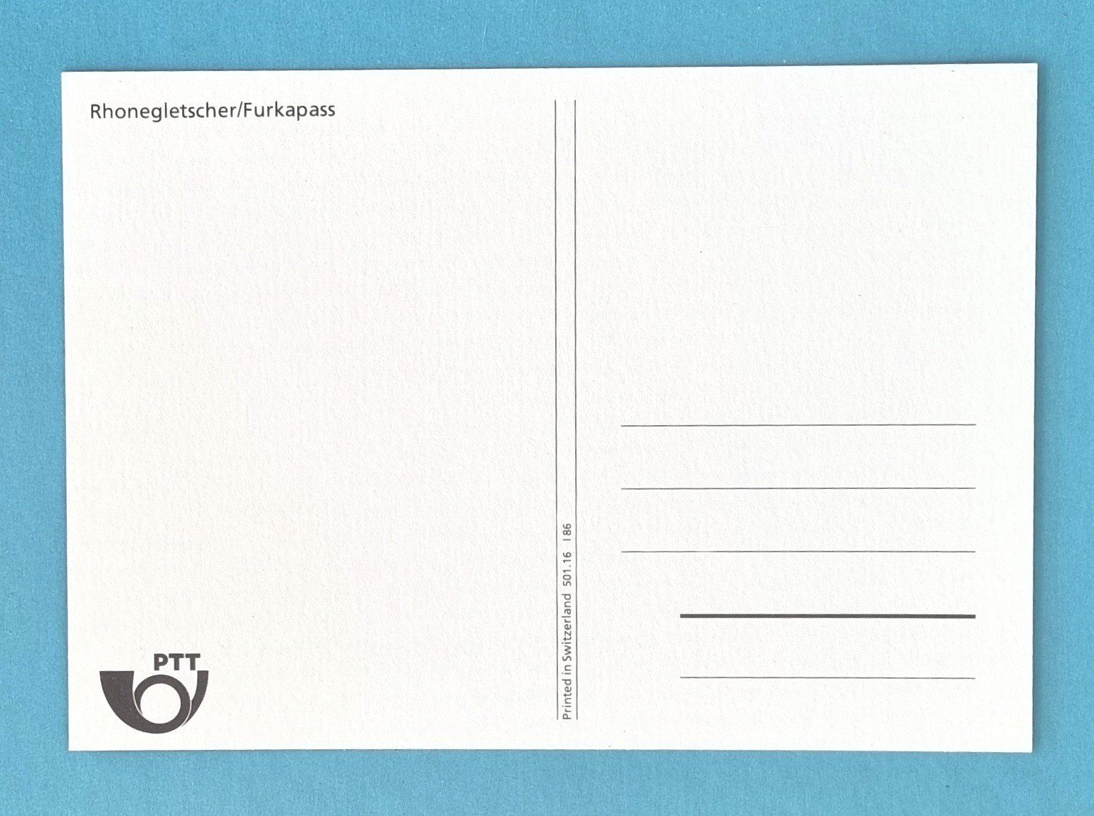 Cartes postales: Furkapass - Postauto - 1986 – D'occasion à Rothrist par RROENK 1