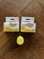 NEU Medela Aufsatz / ersatzsauger in S x3 + 1 Deckel