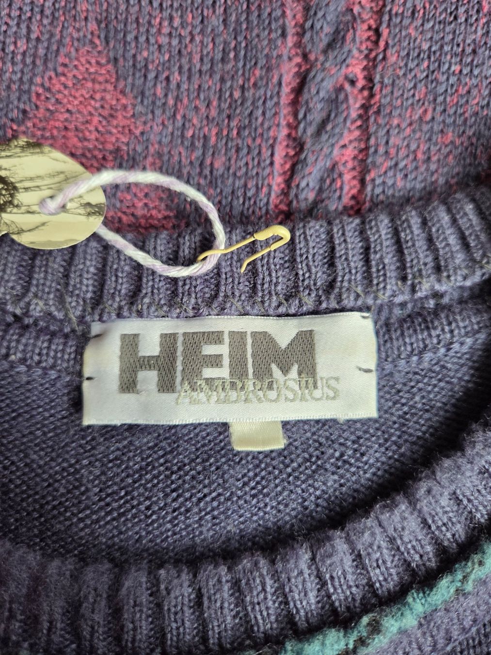 Maglioni & Felpe: Vintage Heim Ambrosius Musterstrickpullover 80er - 54 – Usato da Bern venduto da SecondSpirit 4