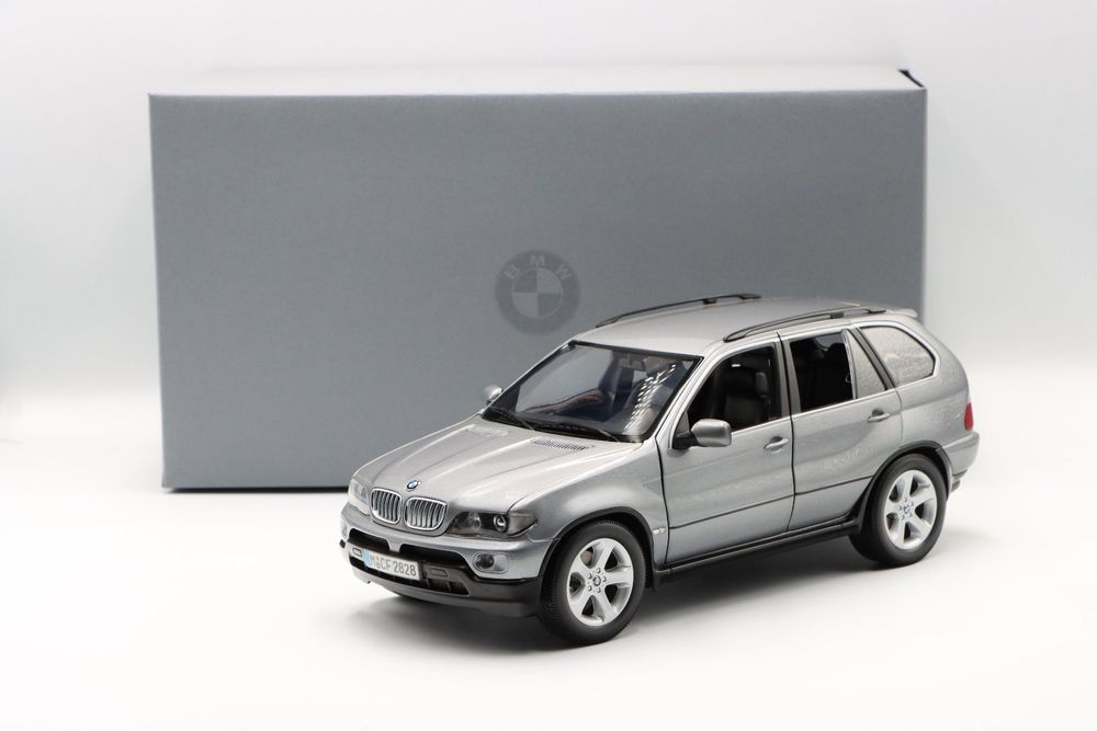 BMW X5 Kyosho 1/18 – 2000 Rouge Métal, Modèle Moulé, Promotionnel BMW, Occasion Neuve