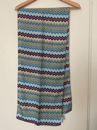 CODELLO 100% Seiden Schal Missoni Style Neuwertig