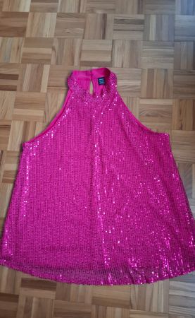Top Effordram à sequins rose pink/Paillettentop Effordram
