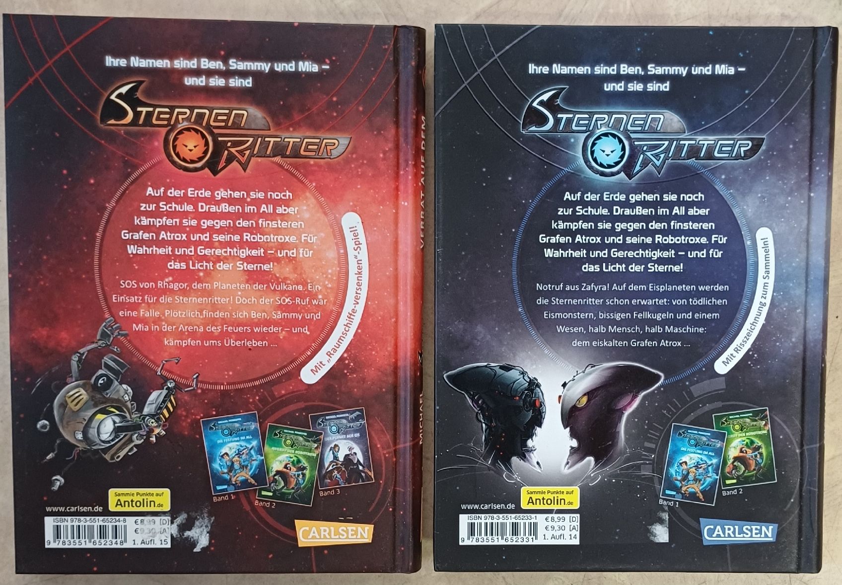 Libri: 5 Bpcher Sternenritter von Michael Peinkofer – Usato da Merenschwand venduto da Brockinell 2