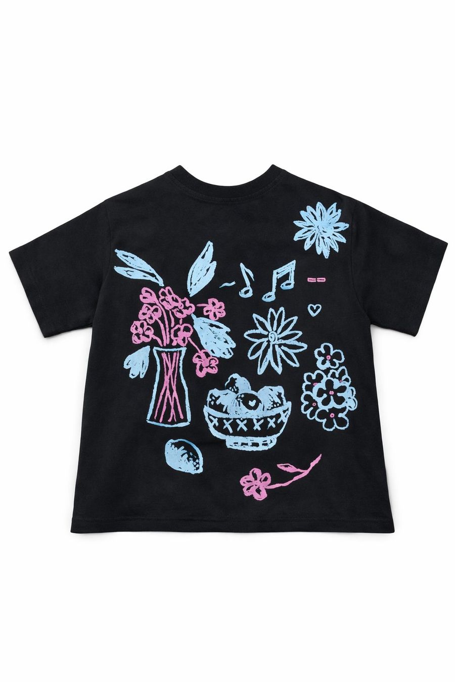 Ola Kala T-shirt: Crayon T-Shirt Oversized Black XS – Usato da Frick venduto da Kodec