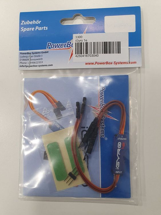 POWERBOX IGyro 1E - 1-Achsen Kreisel Für Modellbau