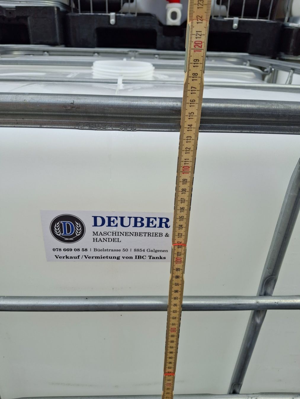 Abbeveratoi e trogoli: IBC Tank 1000Liter Wassertank – Usato da Siebnen venduto da Grosswis50 7