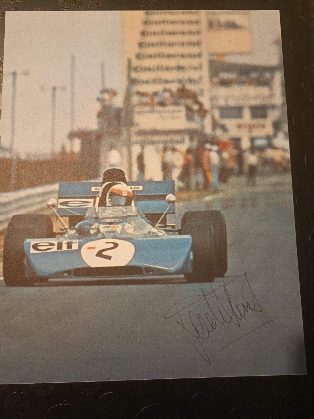 Autografi: Jackie Stewart - Formel 1 -handsigniert – Usato da Menziken venduto da Artographs