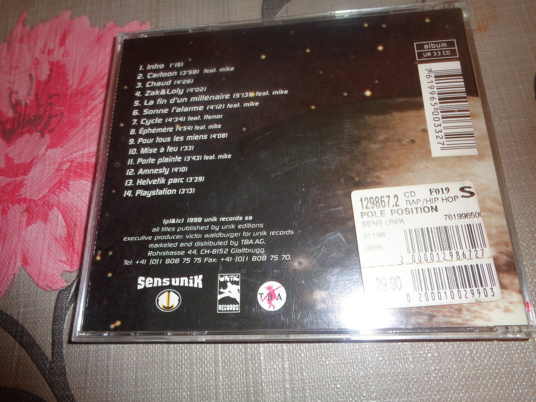 CD: Sensunik - Pole Position (CD) – Usato da Olten venduto da Disc-Ausverkauf 1