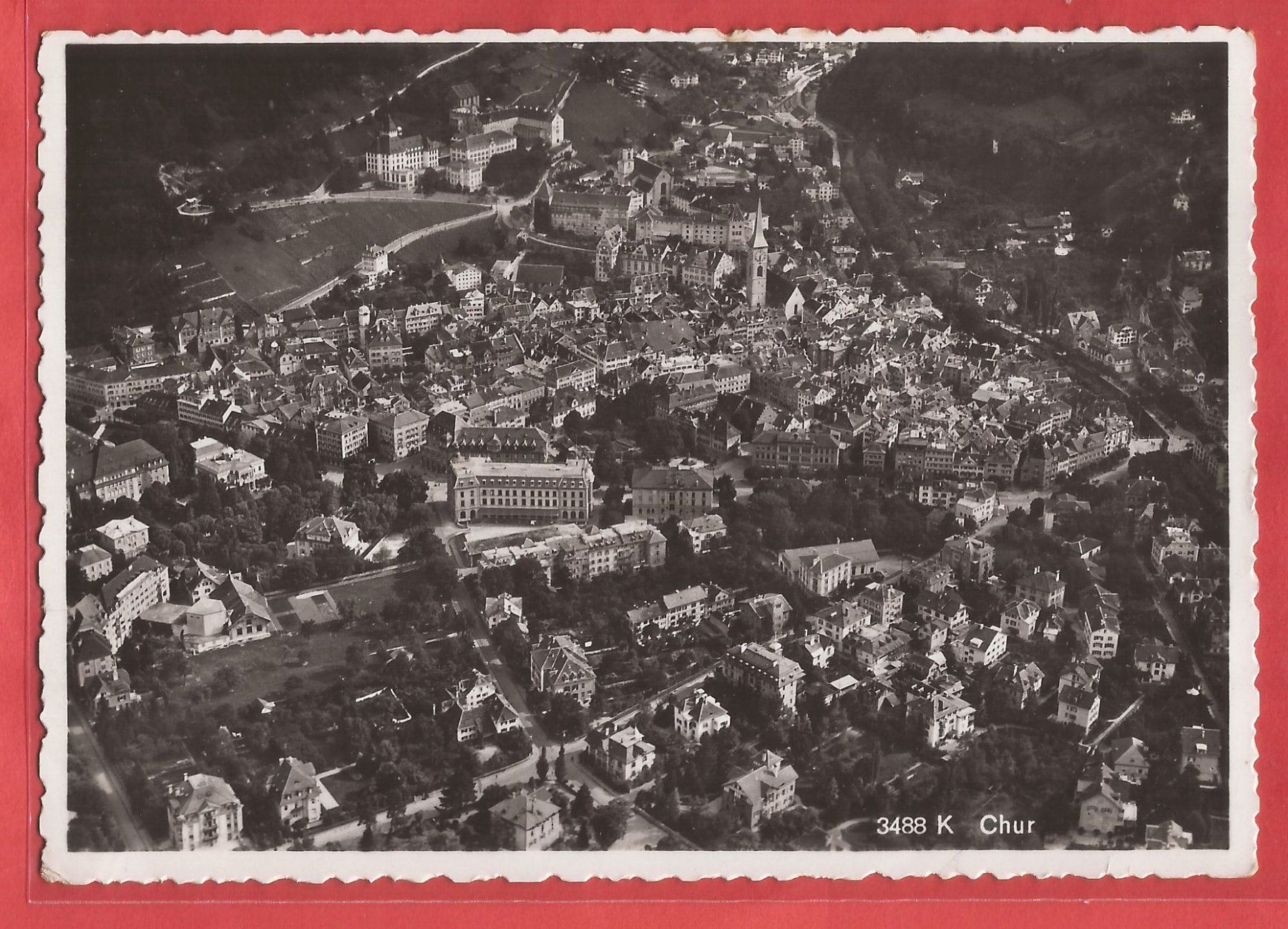 Cartes postales: Chur - Flugaufnahme 1939 – D'occasion à Fislisbach par Porano
