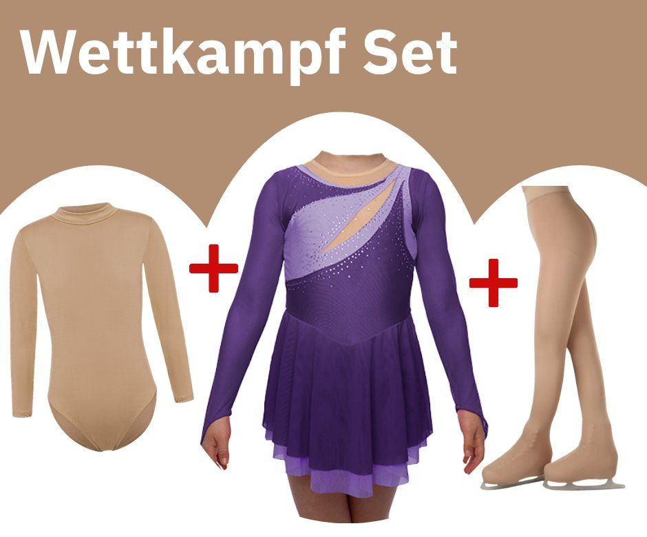 Lotti & Set di vestiti: Eislauf Eiskunstlauf Set Kleid + Body + Strumpfhose – Nuovo (secondo la descrizione) da Zürich venduto da tedundthea