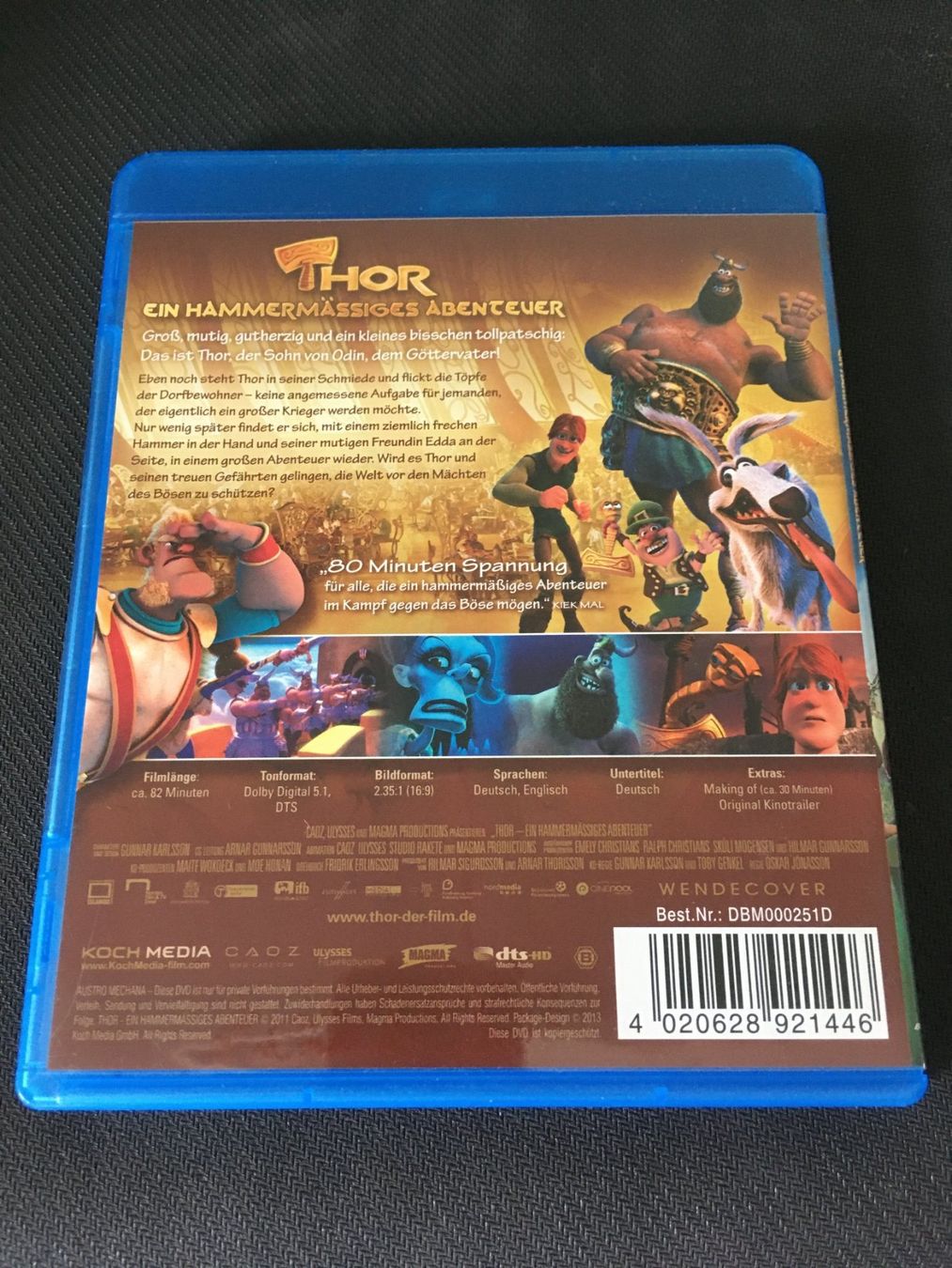 Tutti i DVDs: Thor ein hammermässiges Abenteuer [Blu-ray] – Usato da St.Gallen venduto da MedienJoe 1