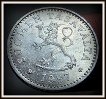 FINNLAND 10 PENNIÄ 1987
