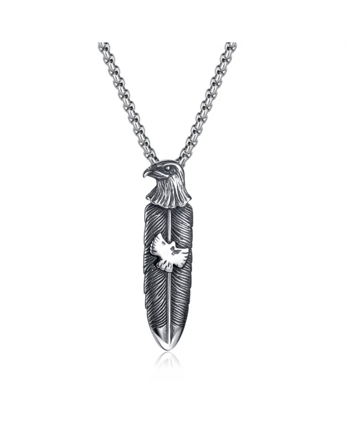 Catenine: Eagle necklace from Stainless Steel – Nuovo e nell'imballaggio originale da Aarburg venduto da StavFashion 6