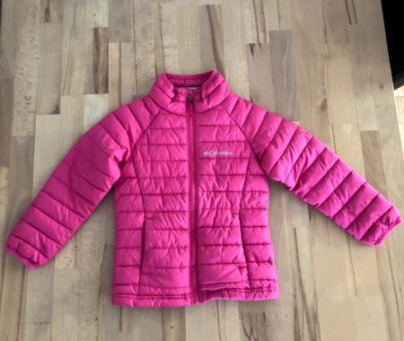 Columbia Steppjacke Powder Lite II Hoodie Pink Gr. XXS (4/5)