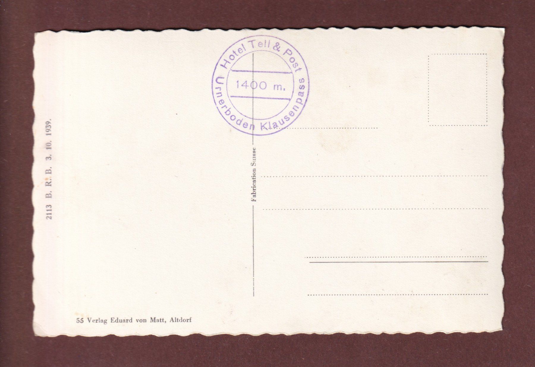 Cartoline postali: KLAUSENPASS - Kühe – Usato da Pully venduto da nicecards-shop 1