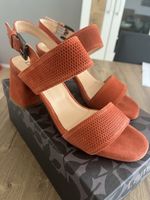 Stylish Lamica Suede Leather Sandals, Size 39