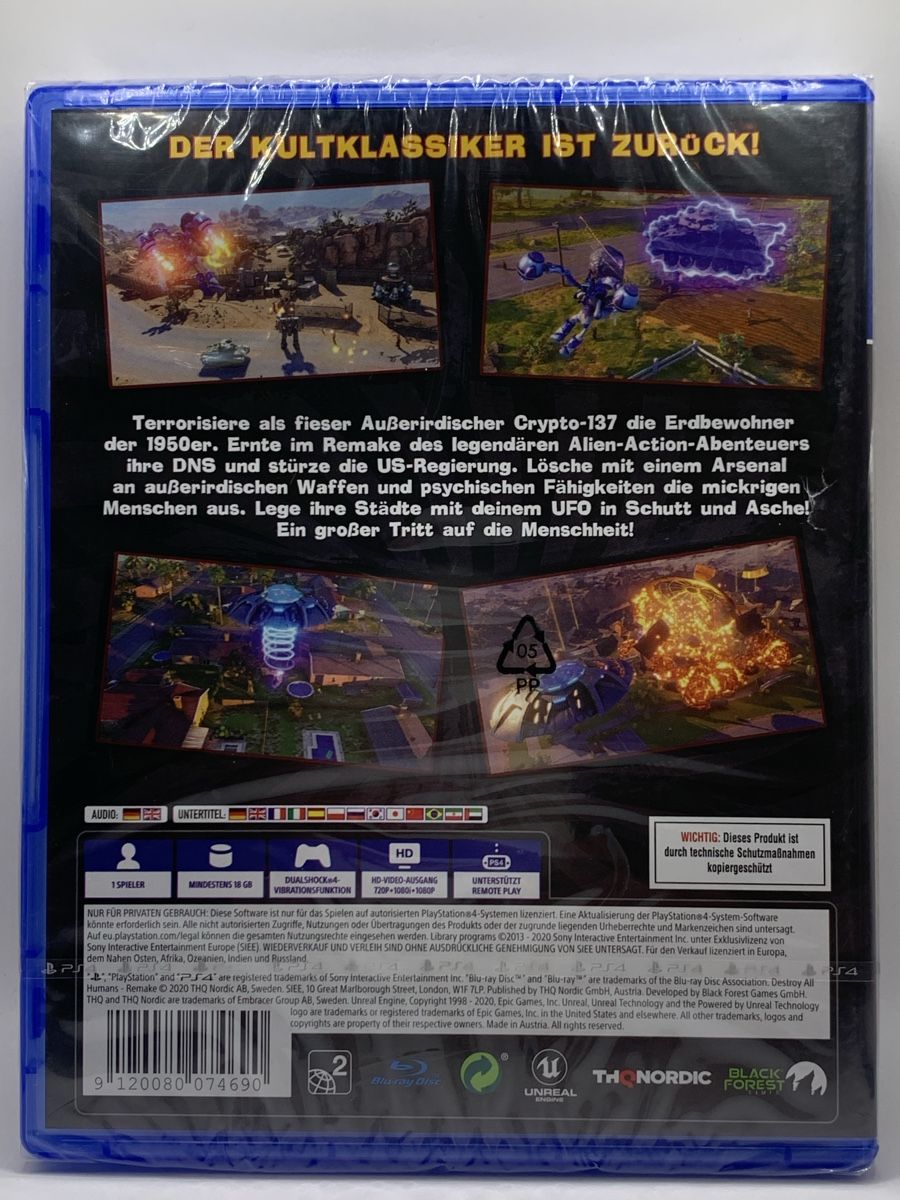 Sony Giochi: PS4 - Destroy All Humans - neu OVP – Usato da Ostermundigen venduto da RG-Collector 1