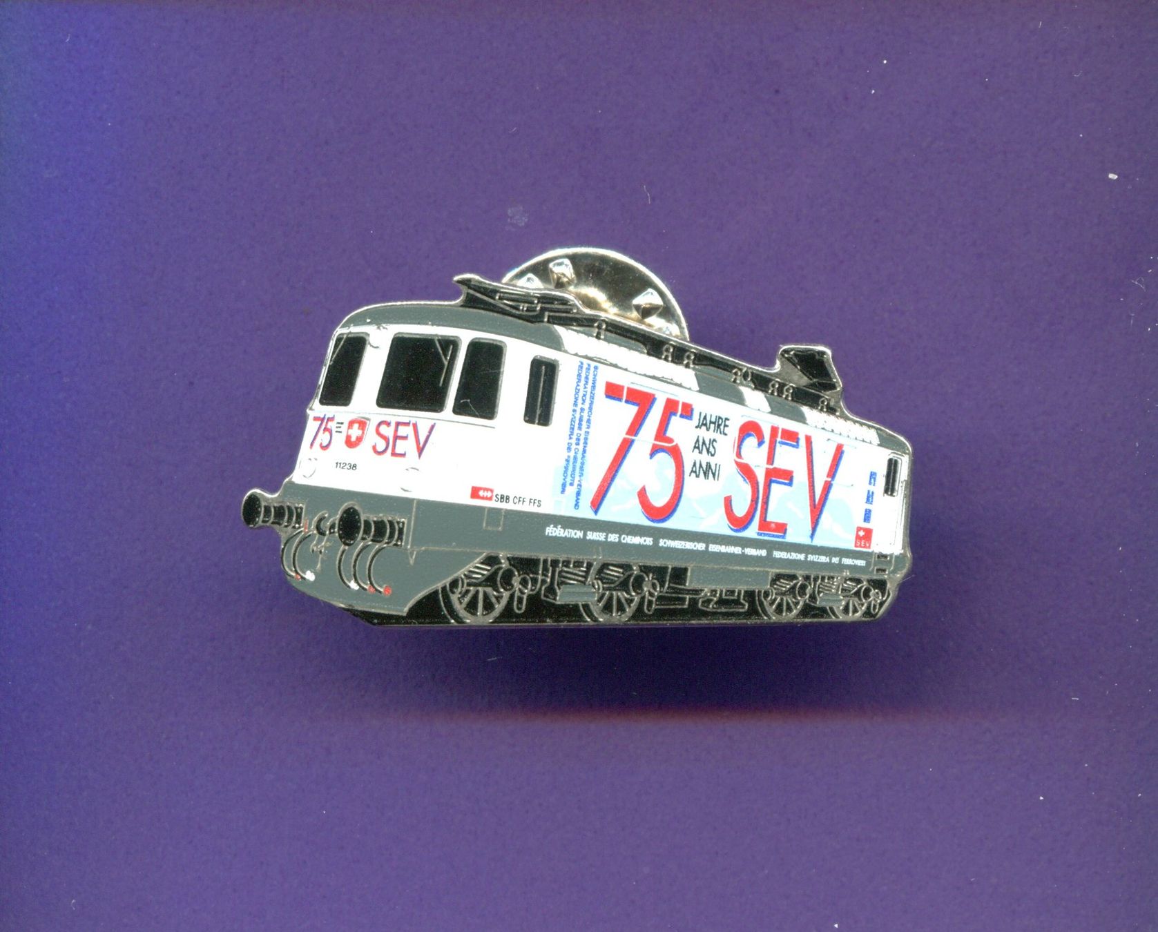 SBB/CFF/FFS Placchette & Badge: Schmid-Müller  Re 4/4  Lim.5000 – Usato da Winterthur venduto da Sammleroase
